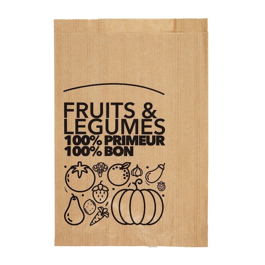sacs à fruits et légumes kraft
