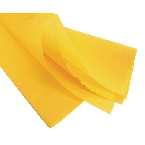papier de soie jaune