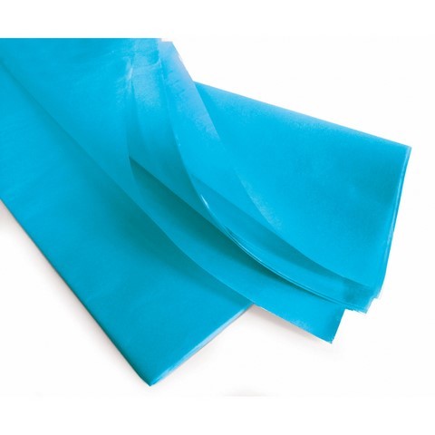 papier de soie turquoise